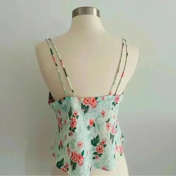 Vintage Victoria Secret Floral Tank Top S - Picture 3 of 10